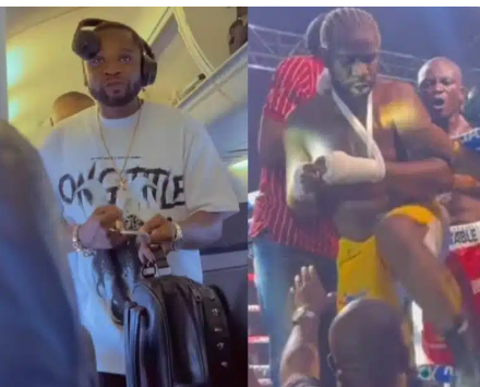 “Come Make I Give You Small for Mouth!” – Speed Darlington Faces Plane-Wide Mockery After Knockout Loss to Portable
