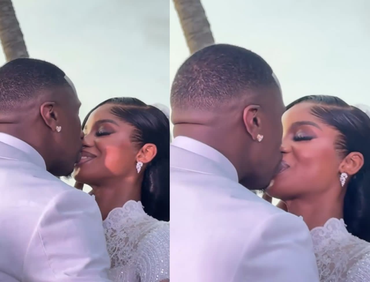 A Kiss to Remember: Priscilla Ojo and Juma Jux Seal Their Fairytale Wedding with a Magical Moment
