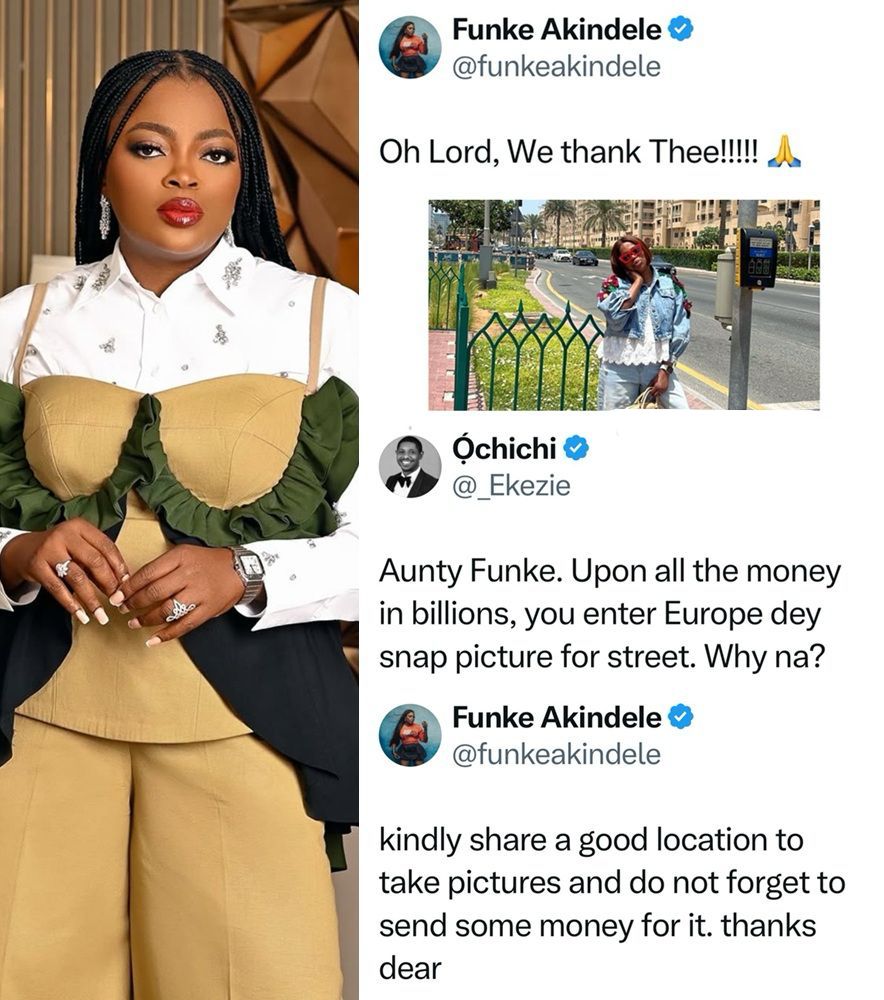 Funke Akindele Responds Sharply to Criticism Over Her Street Photos in Europe Despite Her Wealth