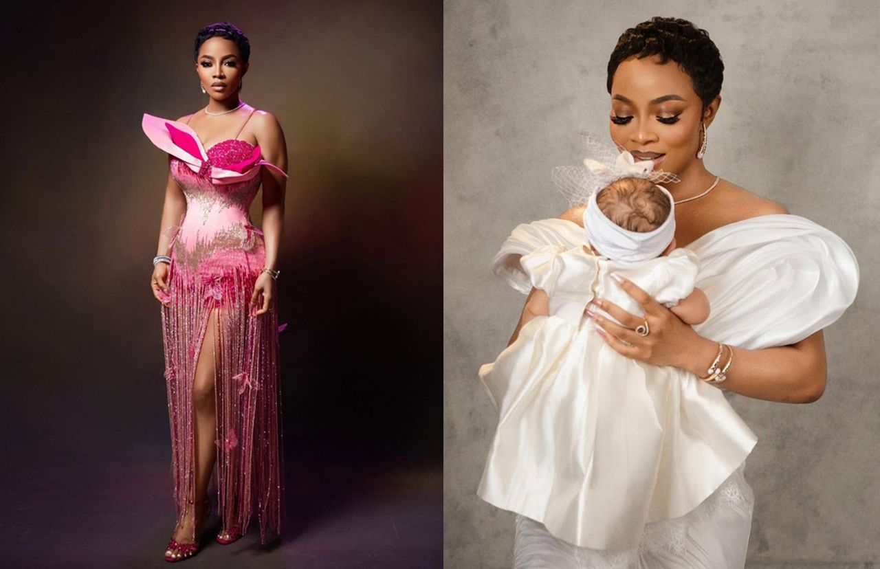 “Why I Don’t Bathe My Baby Every Day” — Toke Makinwa Sparks Nationwide Debate on Infant Skin Care
