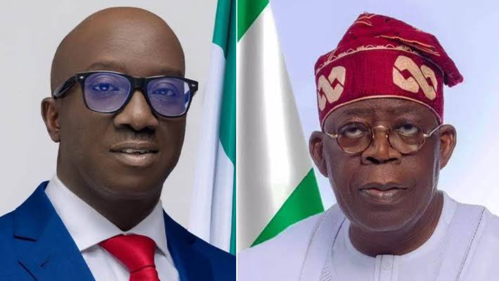 (Video): Edo Governor Orders Commissioners to Wear Tinubu’s “Asiwaju” Cap or Miss Exco Meetings