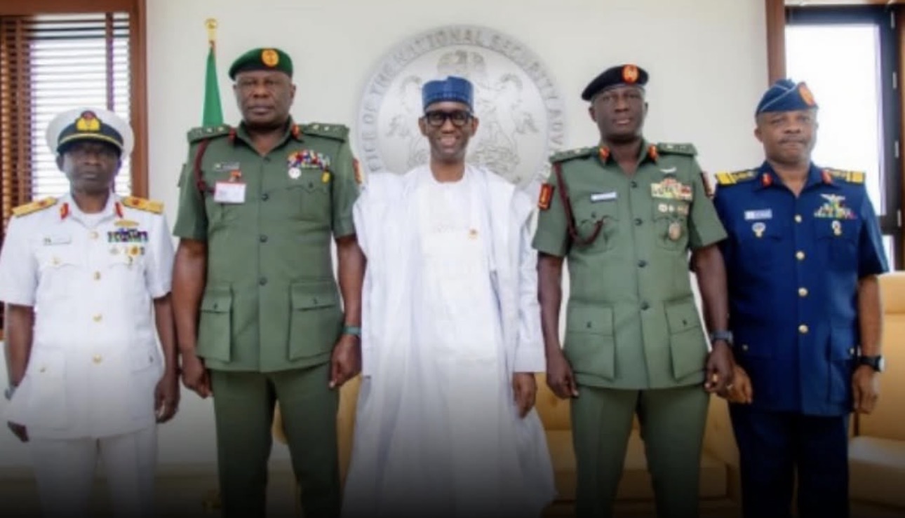 Tension in Abuja as NSA and Service Chiefs Hold Emergency Meeting Following Trump’s Military Intervention Warning