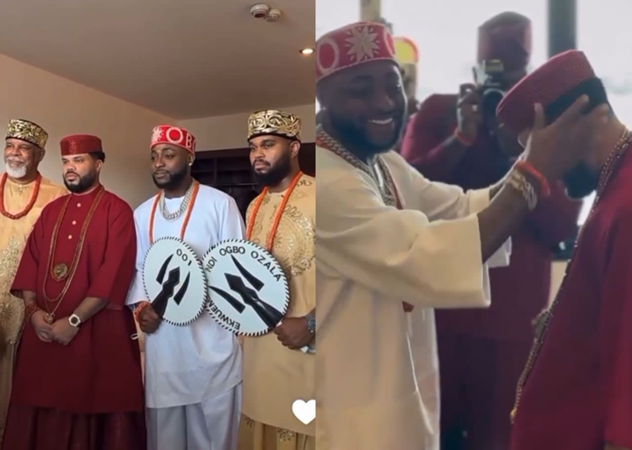 Davido Steals the Spotlight as Groomsman at Asa Asika’s Traditional Wedding