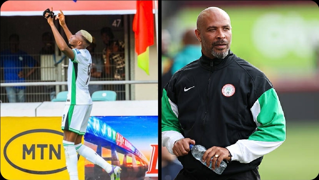 Eric Chelle Hails Victor Osimhen as “World’s Best Striker” After Hat-Trick Heroics Against Benin