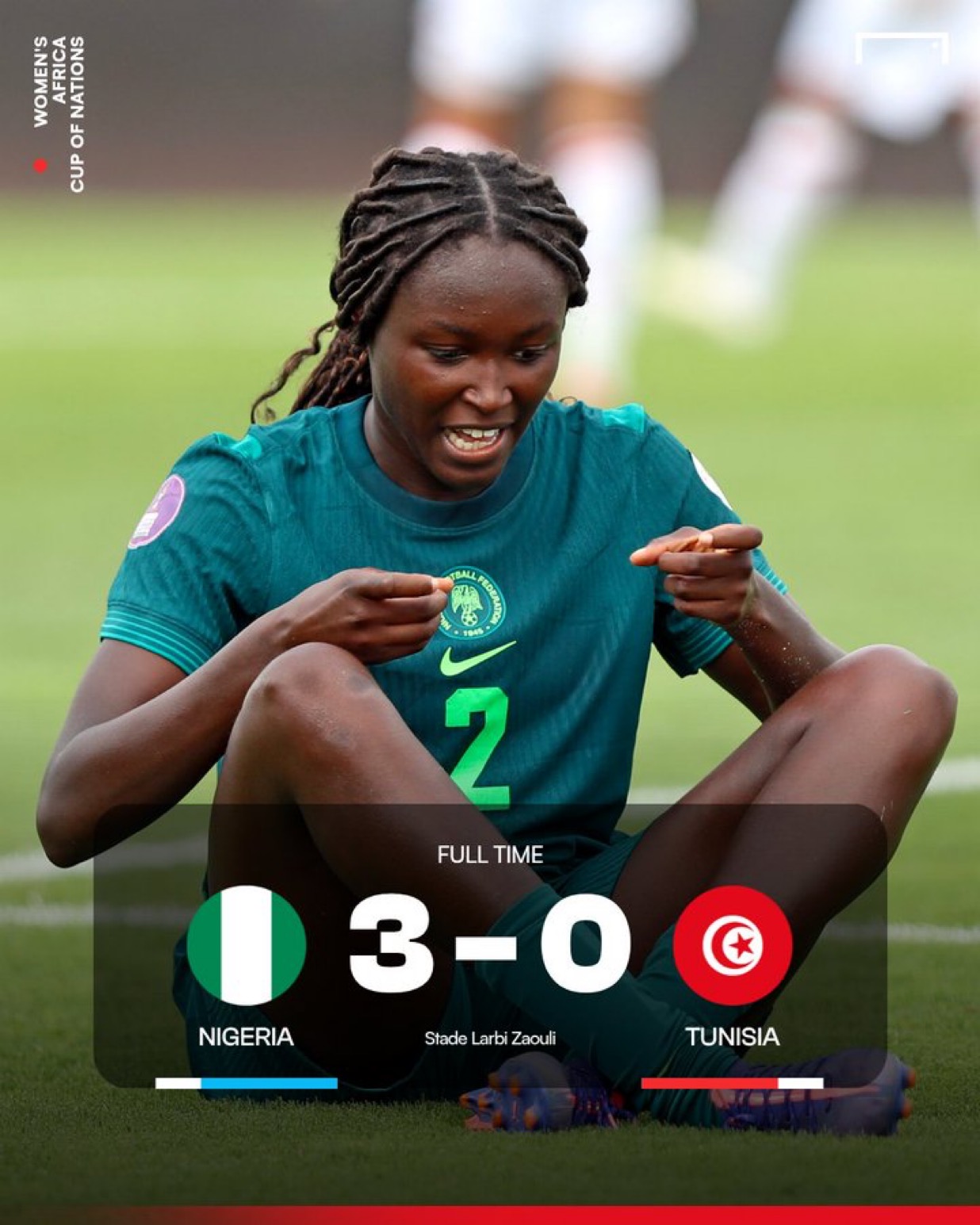 BREAKING: Super Falcons Dismantle Tunisia 3–0 in Blazing Start to WAFCON 2024 Campaign