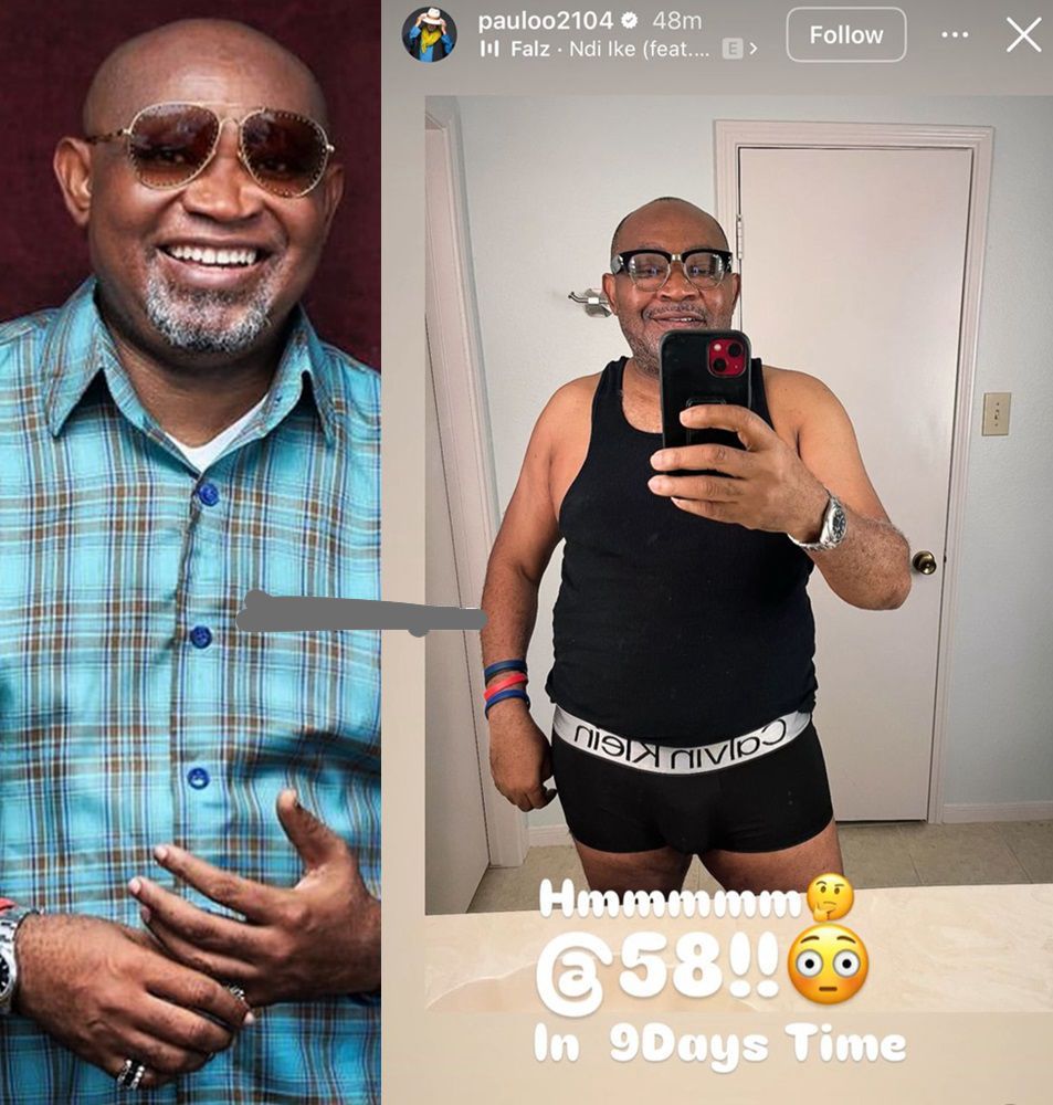 Music Executive Paul O Flaunts Toned Physique Ahead of 58th Birthday