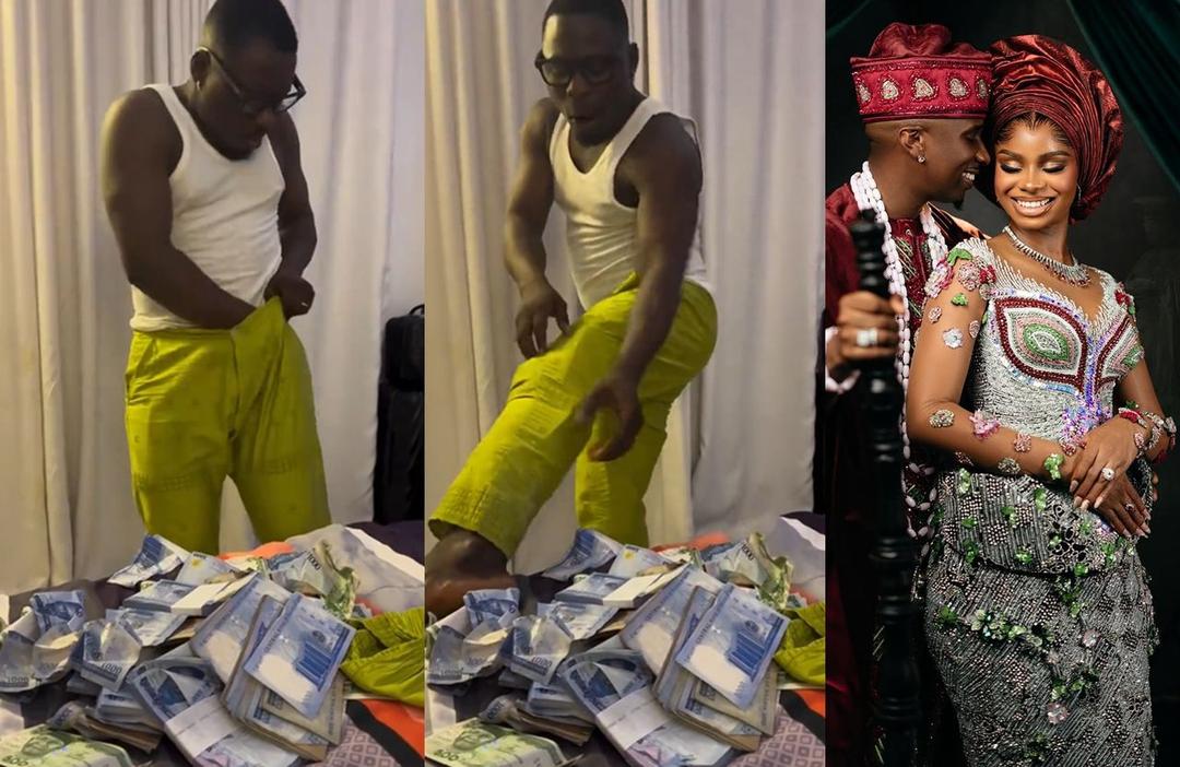 “This Is a Drop of Water in the Ocean” – Actor Kamo Reveals the Money He Packed at Priscilla Ojo’s Lavish Wedding