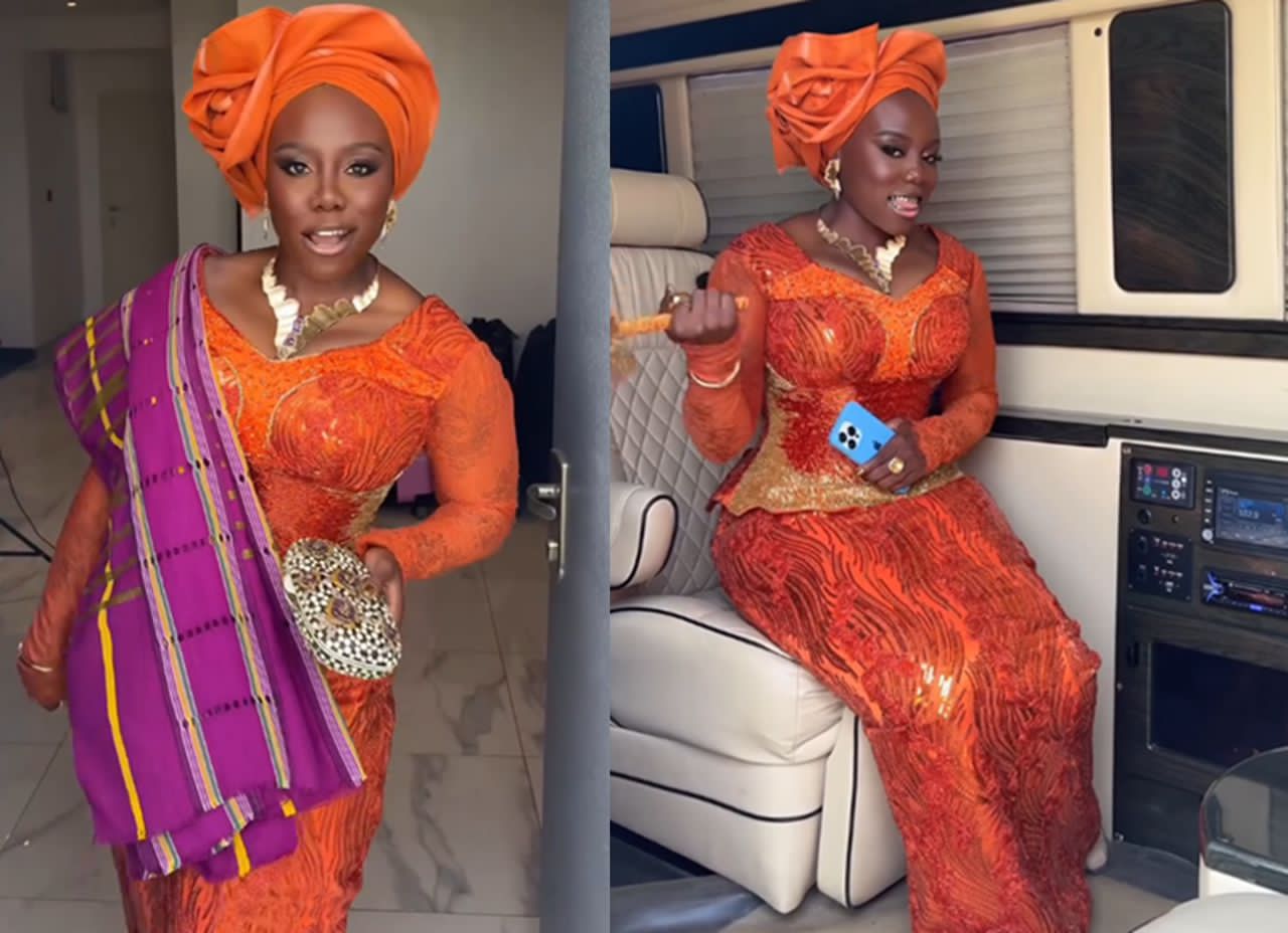 Teni Turns Heads as a Gorgeous Aso-Ebi Girl at Wedding, Fans Can’t Stop Talking About Her Look
