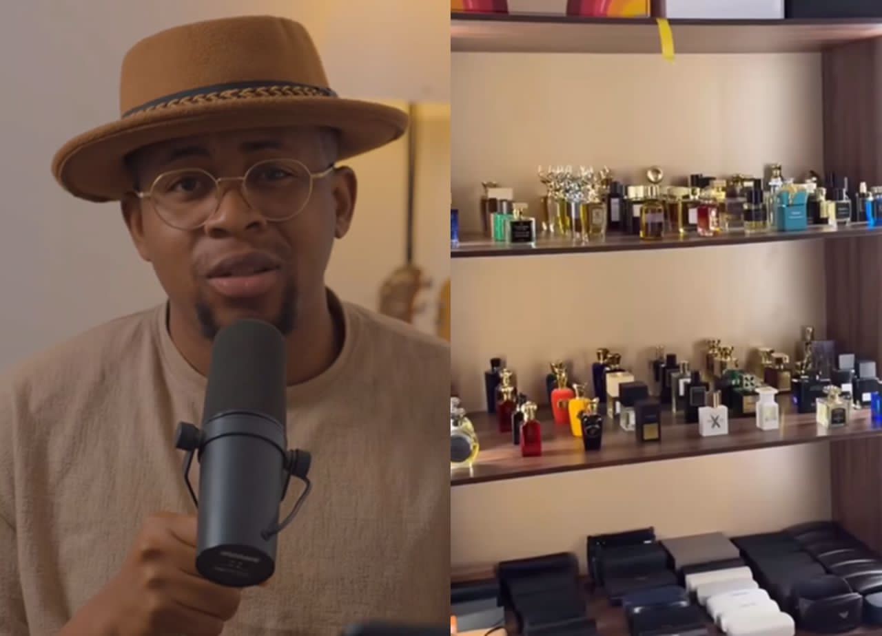 40 Bottles of Excess? Solomon Buchi Slams Mr Macaroni Over Perfume Obsession