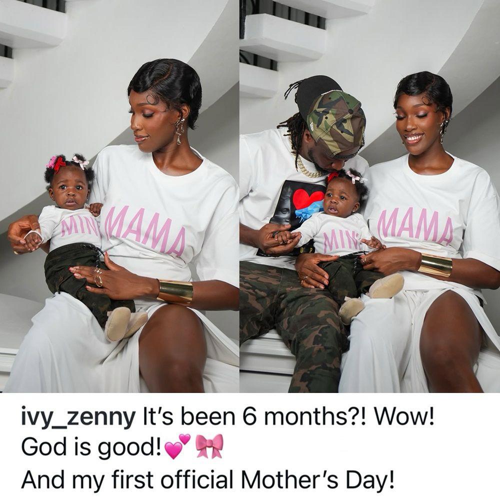 Paul Okoye’s Partner, Ivy Ifeoma, Celebrates Their Daughter As She Turns Six Months Old