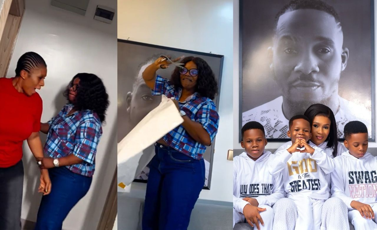 A Touching Tribute: Empress Njamah Surprises Late Junior Pope’s Wife with Heartfelt Photoshoot for His One-Year Remembrance