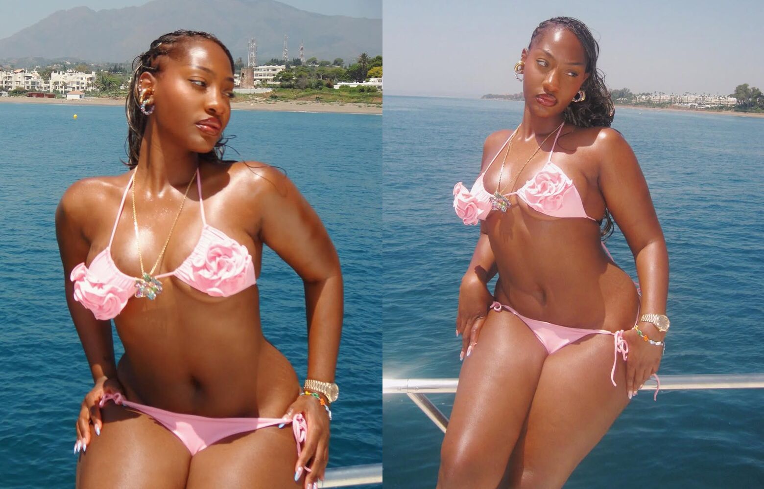 Tems Turns Up the Heat in Spain as She Flaunts Curves for Her 30th Birthday Vacation