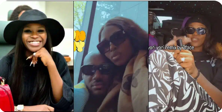 “I’m Not Just Your Wife, I’m Your Biggest Fan” – Natasha Melts Hearts as She Serenades 2Face on London Tour