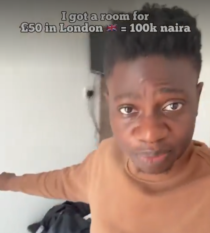 “Nigeria is Big, Nigeria is Sweet” — Nigerian Man Laments the Tiny £50 Room He Rented in London, Sparks Online Frenzy