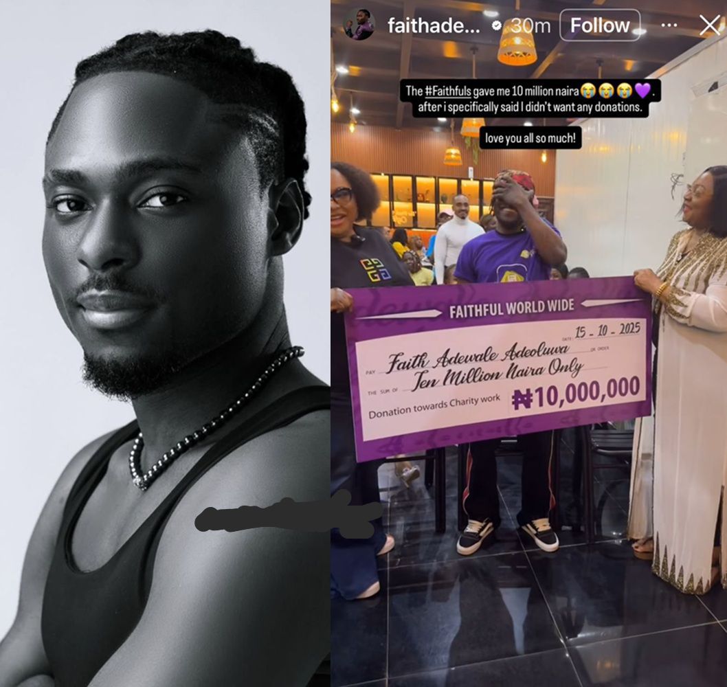 Tears of Joy as BBNaija Star Faith Adewale Receives Jaw-Dropping ₦10 Million Gift from Fans