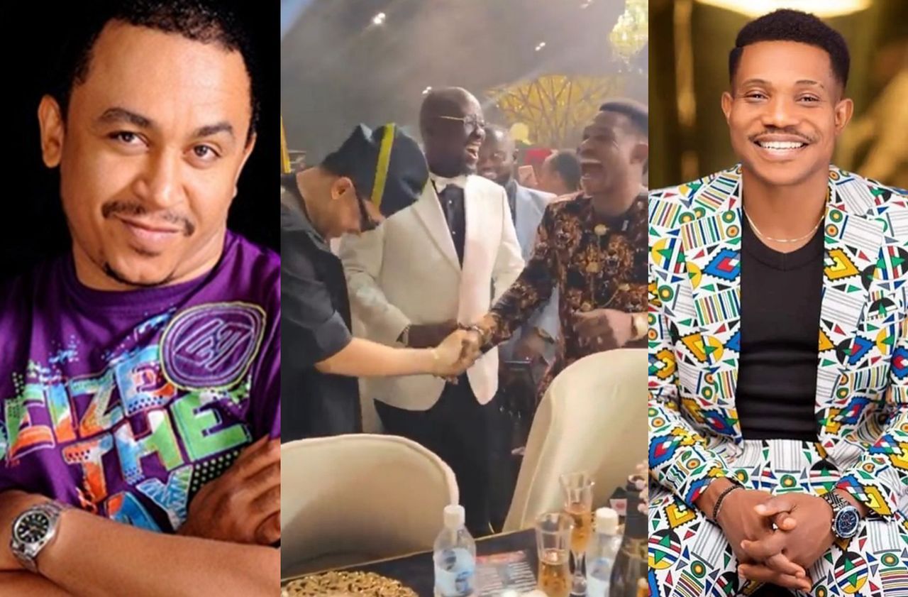 “I Bow to No Man? Daddy Freeze Breaks Silence on Viral Clip with Pastor Jerry Eze at Obi Cubana’s Birthday