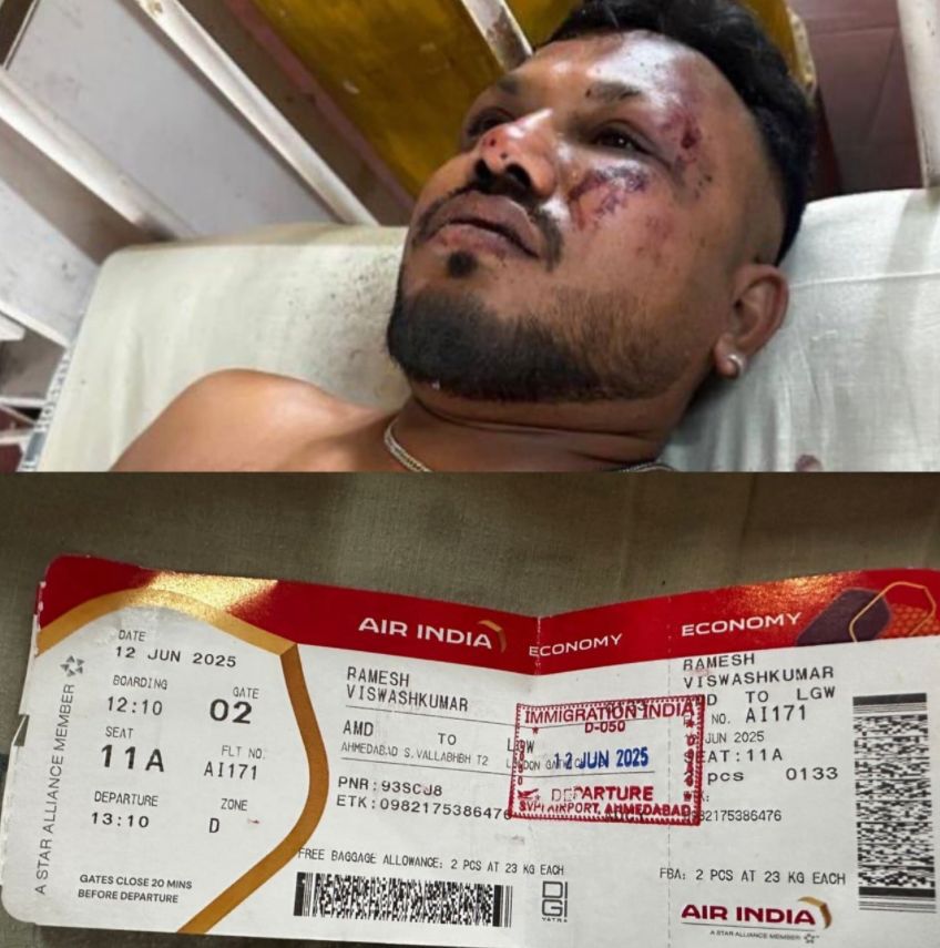 The Miracle Passenger: British National Ramesh Viswashkumar Identified as Sole Survivor in Air India Tragedy