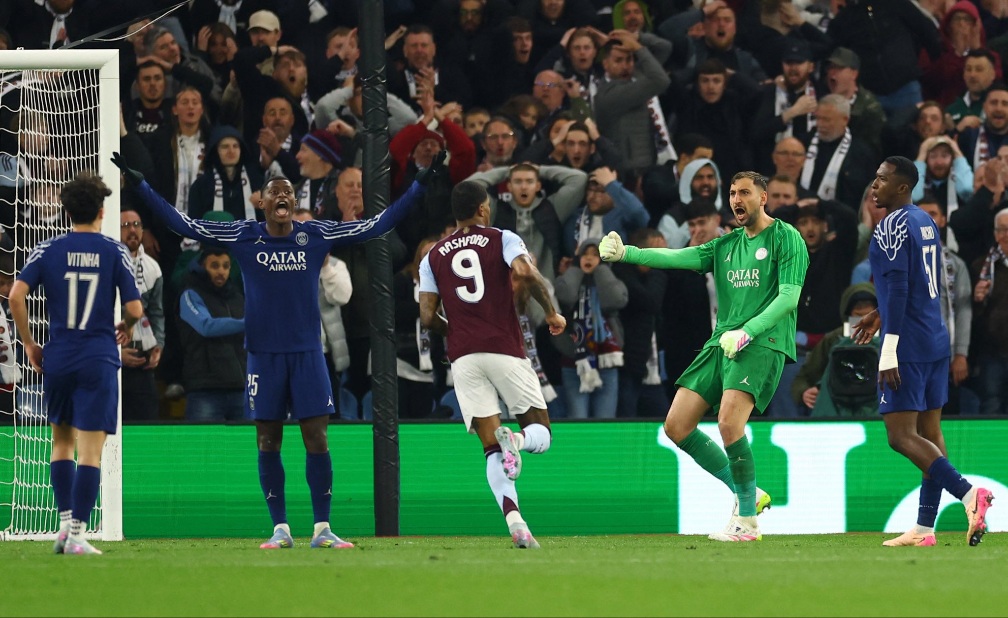 Gianluigi Donnarumma Shines in PSG’s Thrilling 5-4 Victory Over Aston Villa: A UEFA Champions League Masterclass
