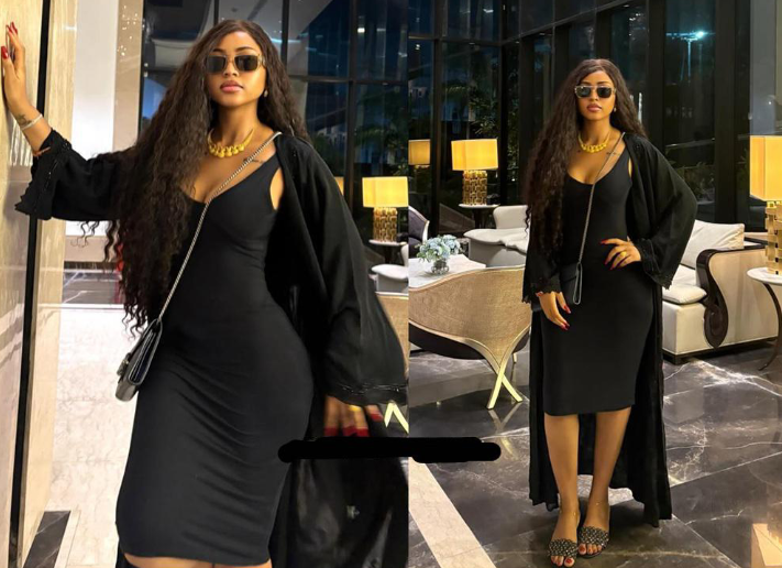 Regina Daniels Breaks the Internet as She Reveals the Deep Meaning Behind Her All-Black Outfit