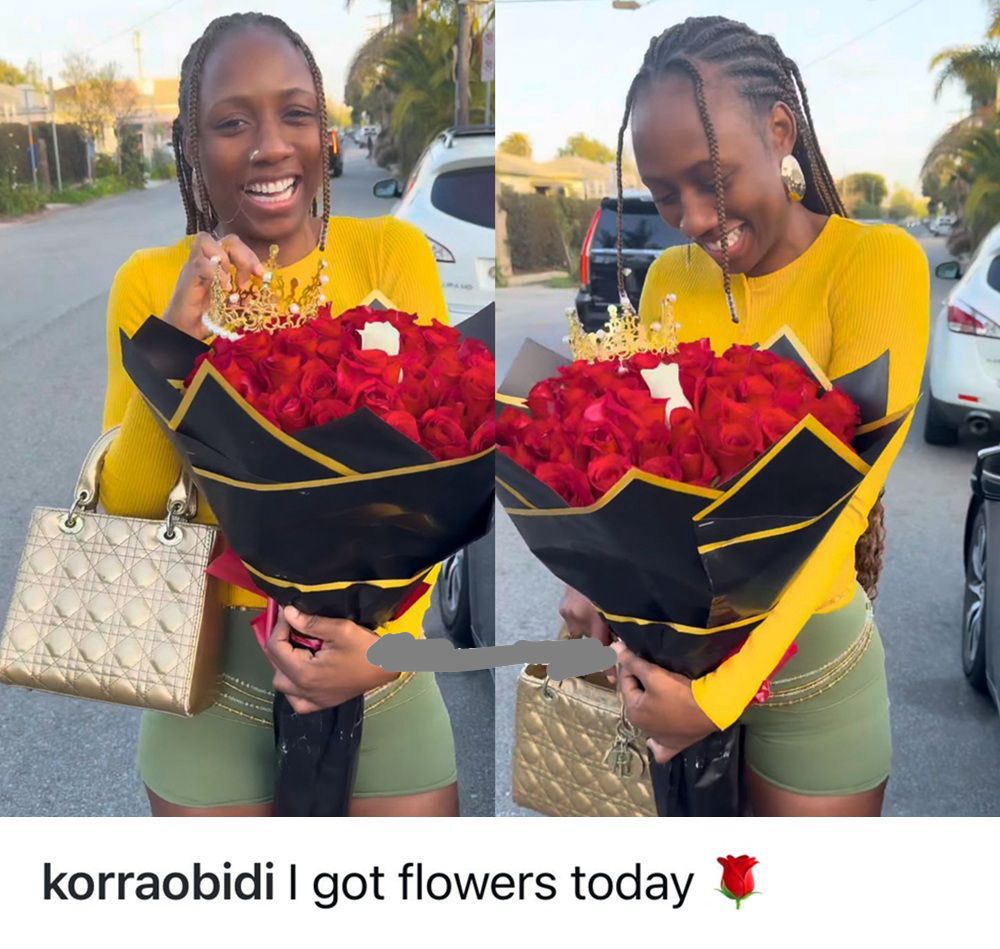 From Citizenship to Sweet Surprises: Korra Obidi Gets Flowers from Mystery Man After Becoming American Citizen