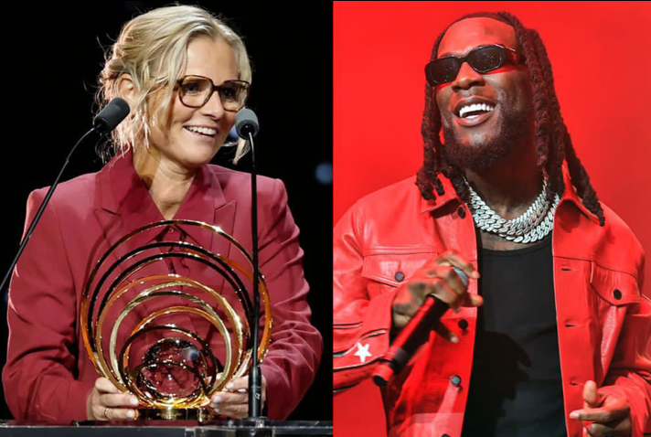Sarina Wiegman Lights Up Ballon d’Or Stage With Burna Boy Shoutout, Afrobeats Star Responds
