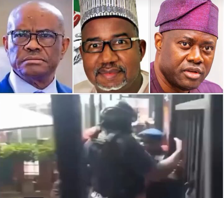 Teargas, Tension, and Turmoil: Wike, Makinde, Bala in Fierce Battle for Control of PDP Secretariat