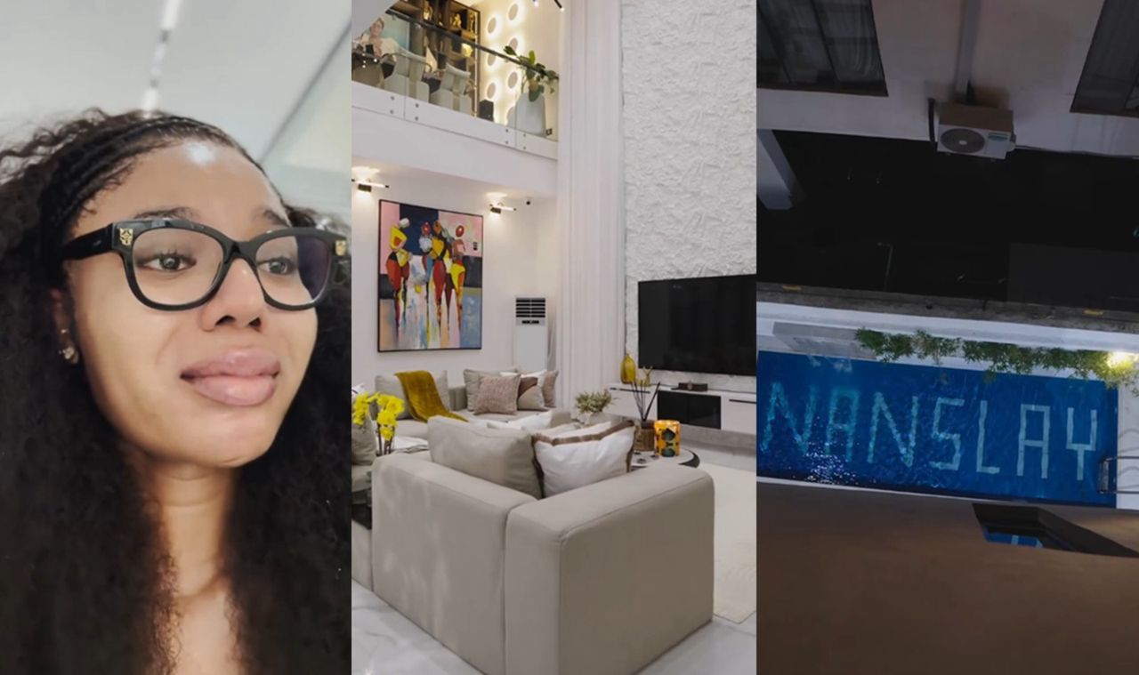 Tears of Joy: Nancy Isime Overwhelmed with Emotion as She Unveils Her Stunning New Home