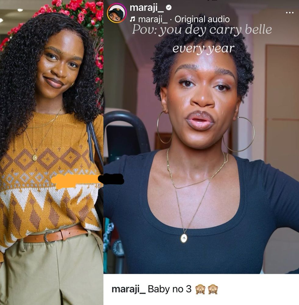 “Another Blessing on the Way!” – Content Creator Maraji Announces Pregnancy with Baby Number Three