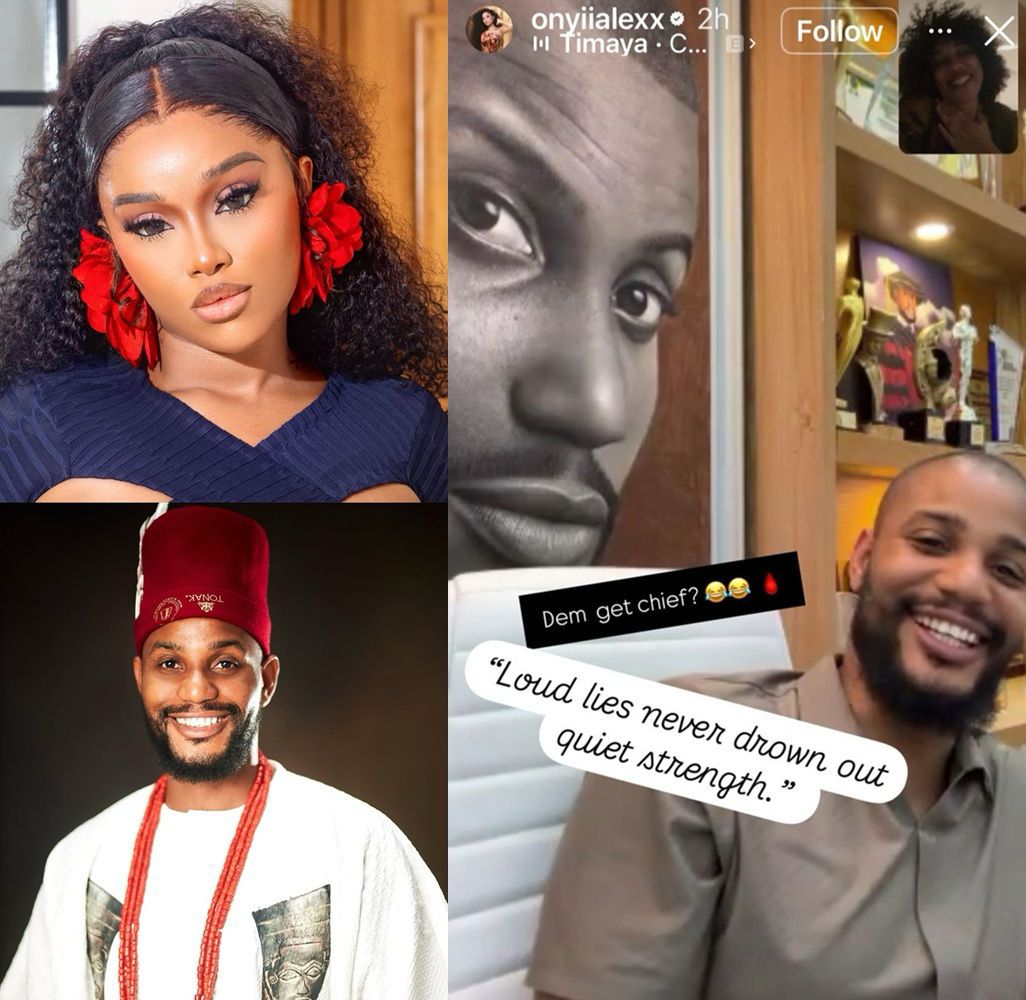 Onyii Alex Sparks Buzz with Video Call Screenshot Featuring Alex Ekubo Amid Ongoing Concerns