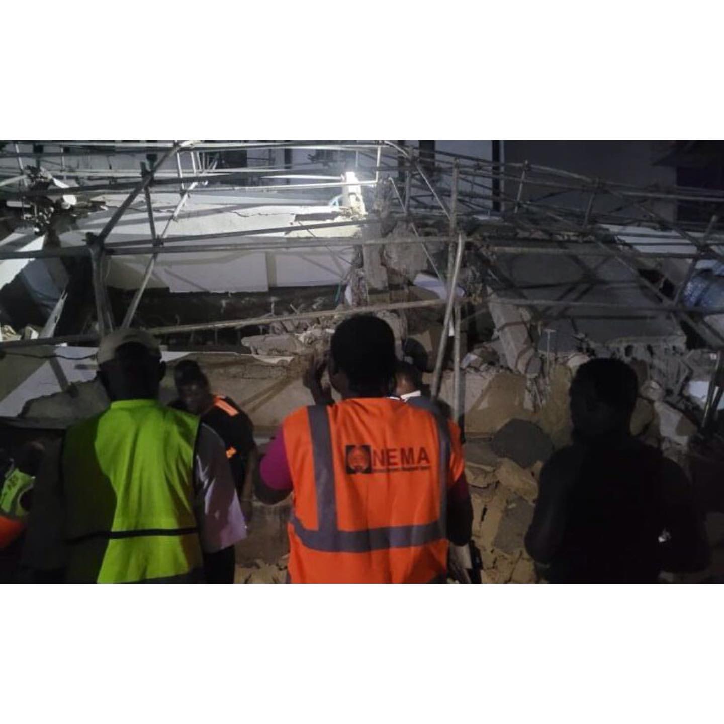 Terror in Yaba as Three-Storey Building Collapses, Rescue Efforts Continue Amid Uncertainty