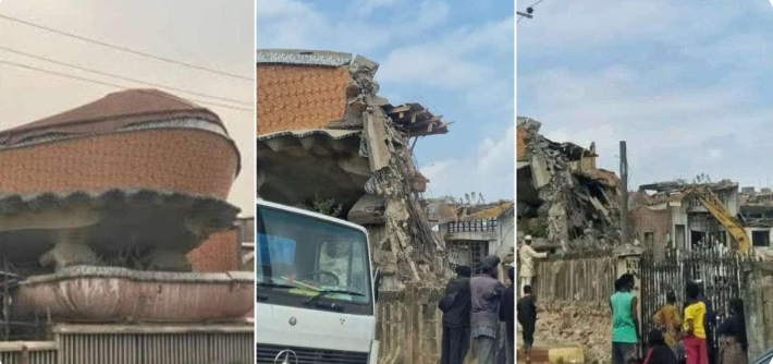 Tears and Rubble: Popular Ibadan Hotel, De Castle Inn, Reduced to Dust Amid Urban Cleanup Drive