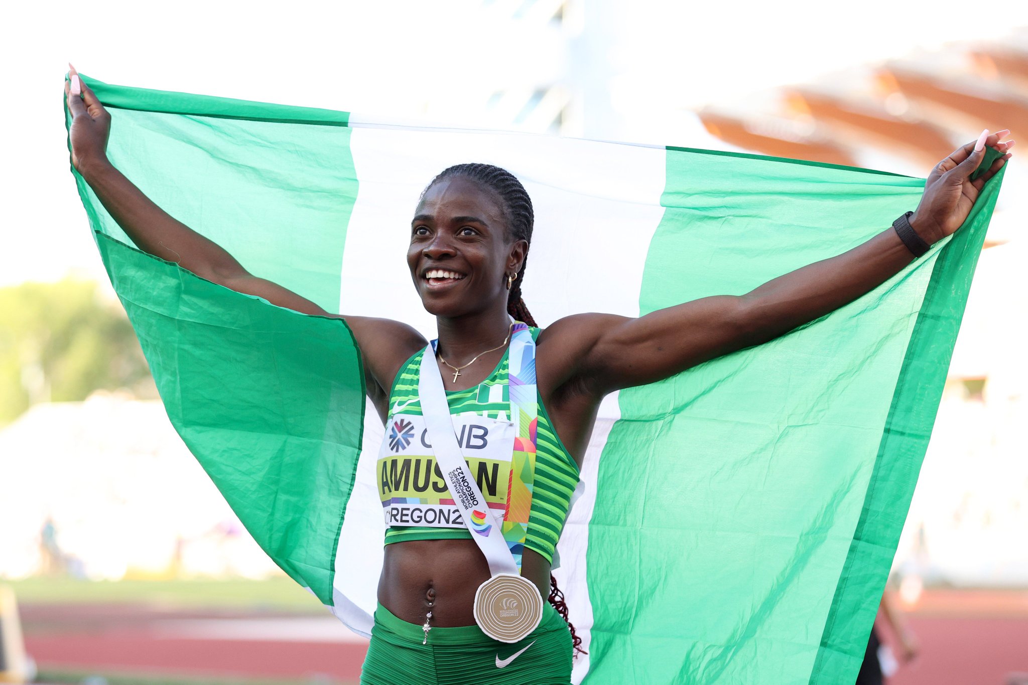 Tobi Amusan Calls Out Nigeria Over Poor Quality Kits Ahead of World Championships