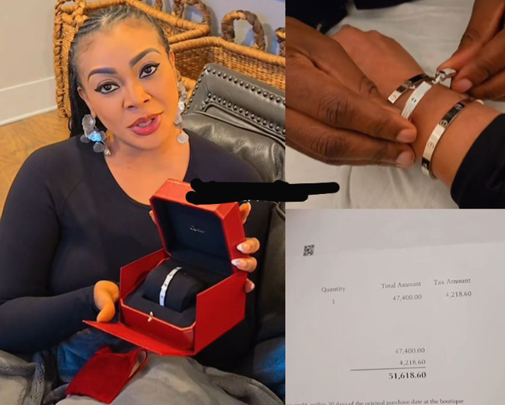 My Man Is Too Much: Ehi Ogbegbor Melts Hearts as She Flaunts $51K Diamond Cartier Bracelet Gift from Her Odogwu