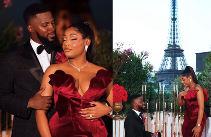 Oui to Forever: Fashion Influencer Akin Faminu Proposes to Girlfriend in Paris, She Says Yes!