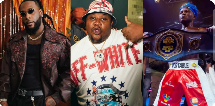N200 Million Knockout? Burna Boy Dares Portable to Enter the Ring With Cubana Chief Priest