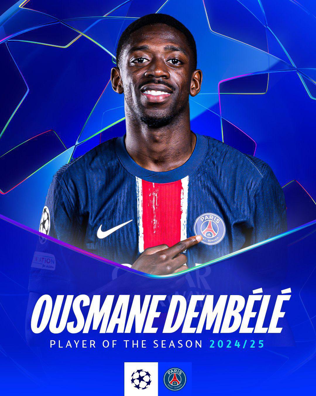 Ousmane Dembélé’s UCL 2024/25 Best Player Award Sparks Heated Debate Among Fans