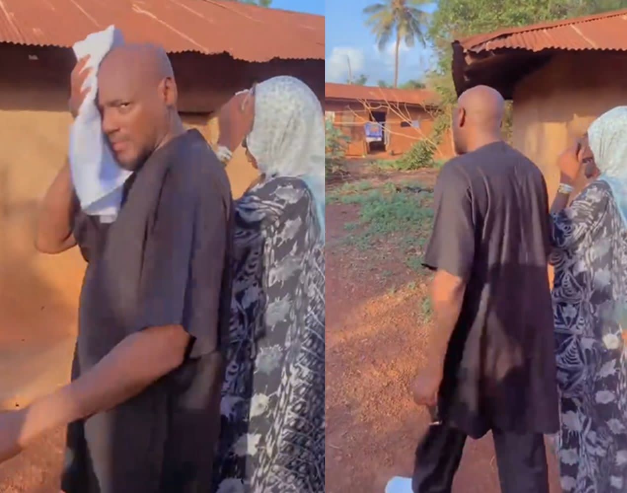 Love in the Countryside: Man Stuns Internet After Spotting 2Baba and Fiancée Natasha in Quiet Rural Getaway