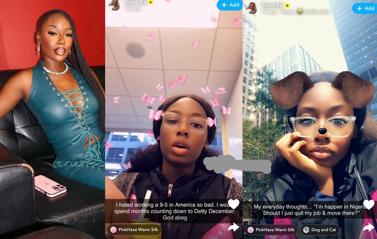 “I Hated Working a 9-5 in America So Bad, I Was Happier in Nigeria” – BBNaija Star TolaniBaj Reflects with Throwback Clips