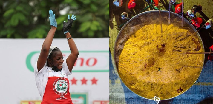 Hilda Baci Makes History as Guinness World Records Confirms Her New Feat with the Largest Pot of Jollof Rice