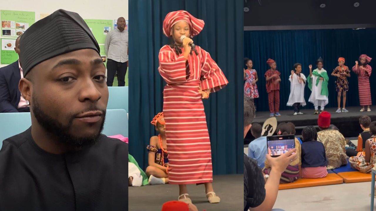 Davido Makes Heartwarming Appearance at Daughter Imade’s School Event Following Emotional Reunion