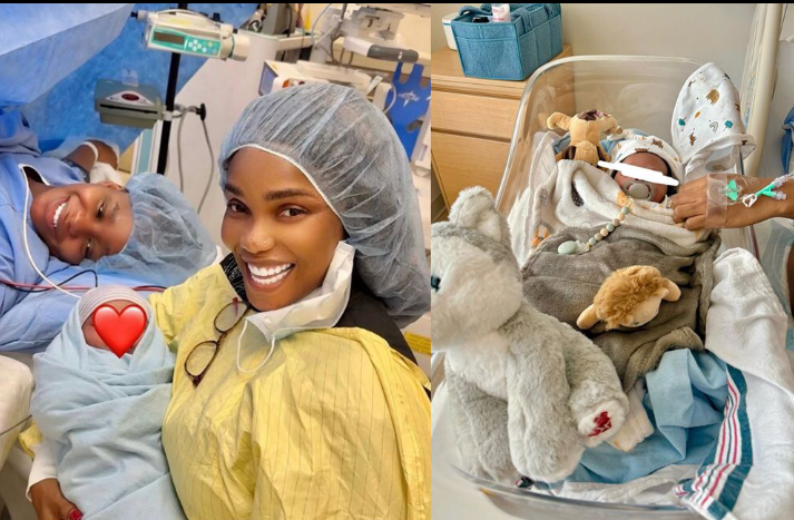 ROYAL CELEBRATION AS PRISCILLA OJO-MKAMBALA WELCOMES A BABY BOY IN CANADA AND UNVEILS HIS NAME AS PRINCE RAKEEM AYOMIDE MKAMBALA