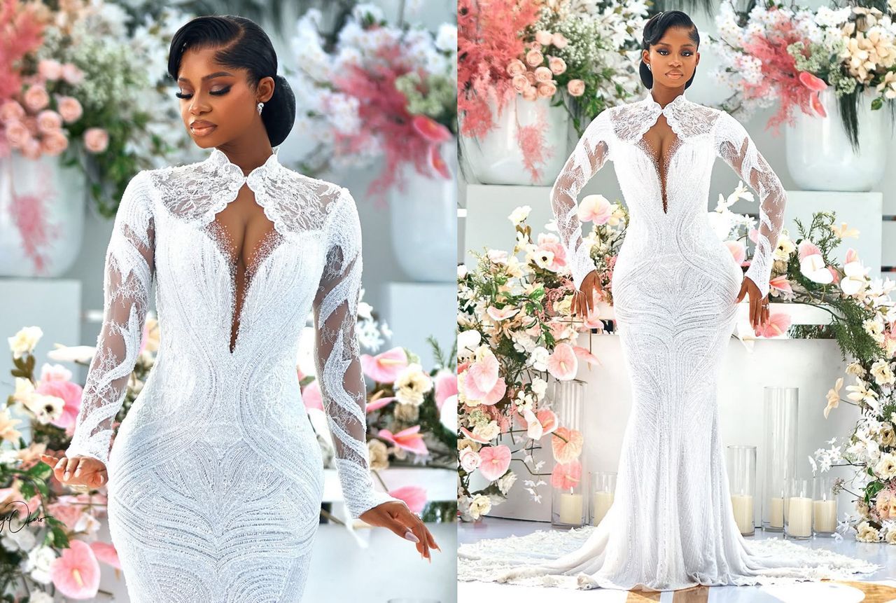 One Dress, One Dream: Priscilla Ojo's Effortless Bridal Elegance with Veekee James