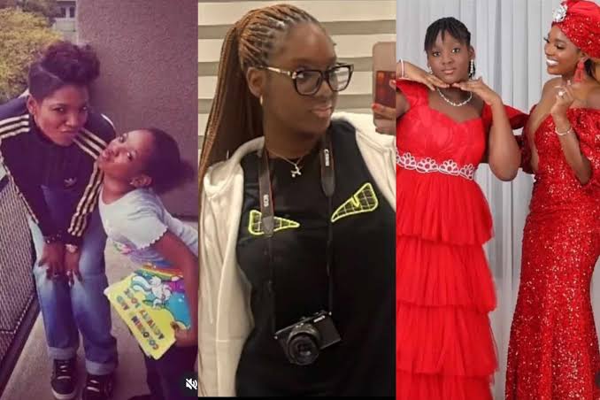 “Sorry to Brag but I Have the Most Beautiful Daughters Ever” – Annie Idibia Gushes Over Her Girls