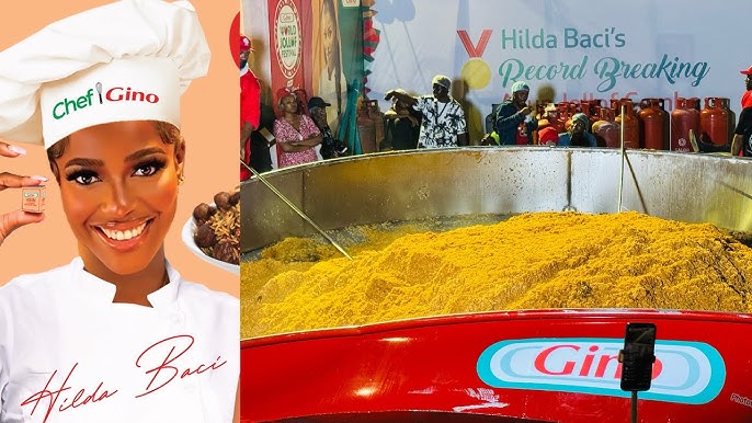 “4,000kg of Basmati Rice, 164kg of Goat Meat, 1,200kg of Gas” – Hilda Baci Reveals What It Took to Make Her World Record Jollof