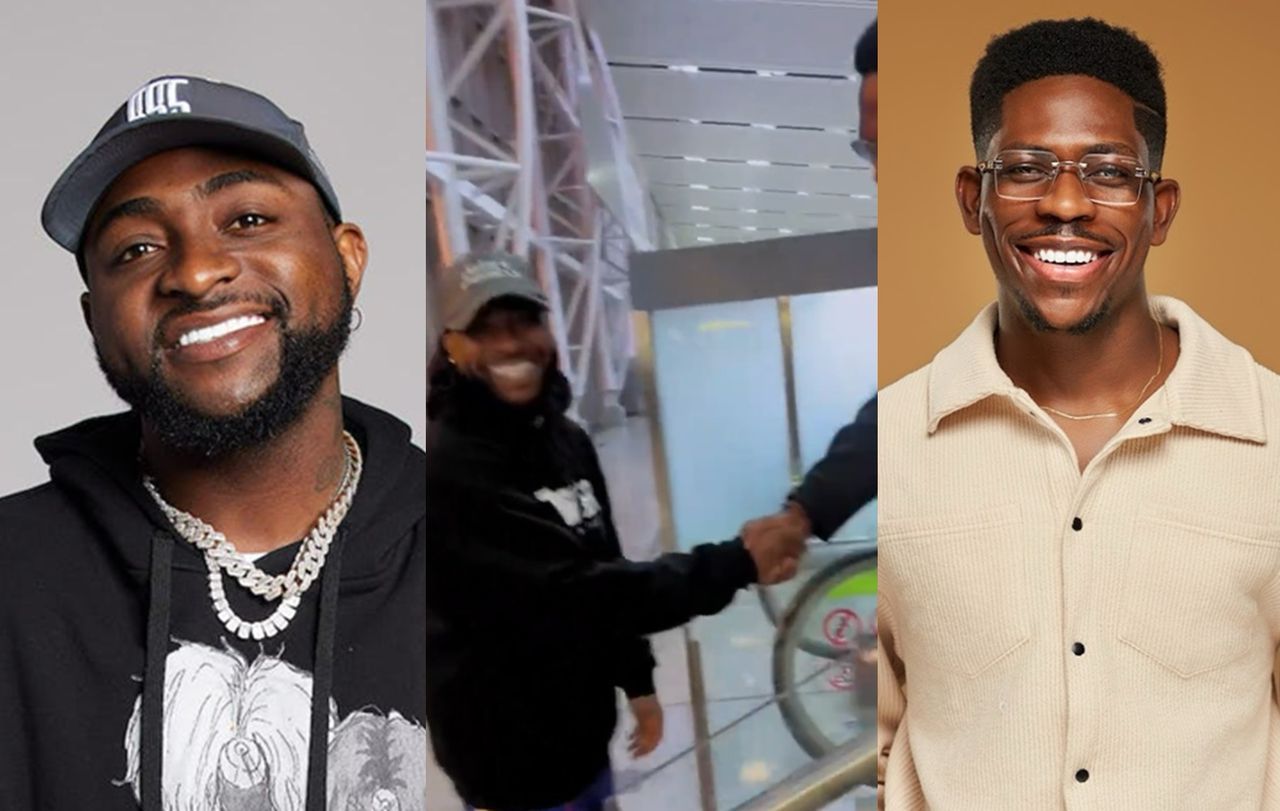 “Your Songs Are Healing”: Davido Hails Gospel Star Moses Bliss in Heartwarming Airport Encounter
