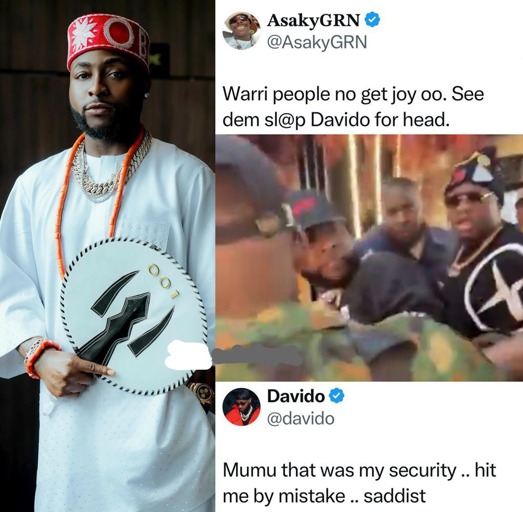 Davido Breaks Silence After Viral Video of Him Getting Hit in the Head in Warri Sparks Frenzy