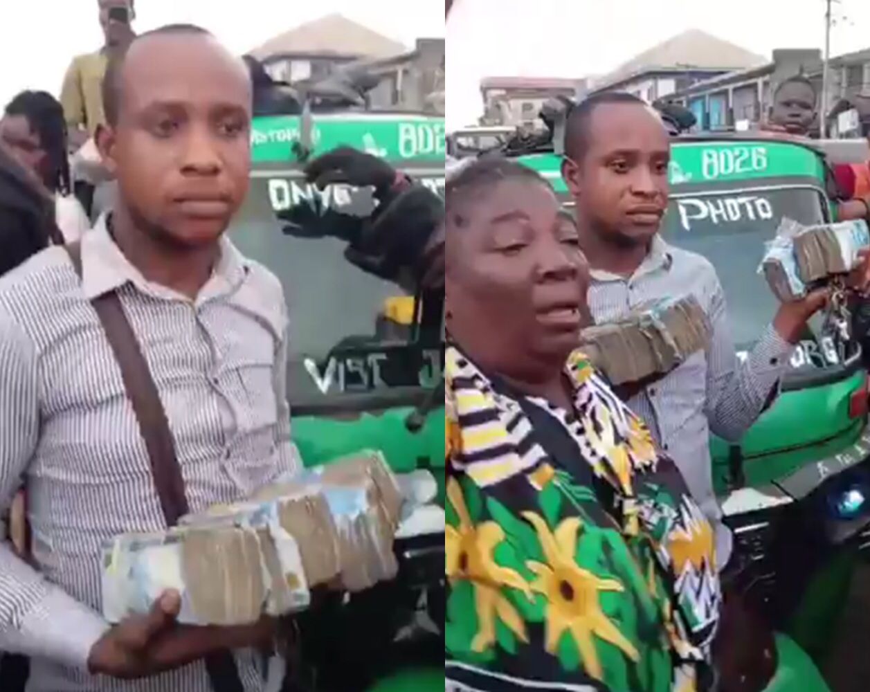“Angel on Three Wheels”: Keke Rider Returns ₦4 Million Forgotten by Businesswoman in Aba