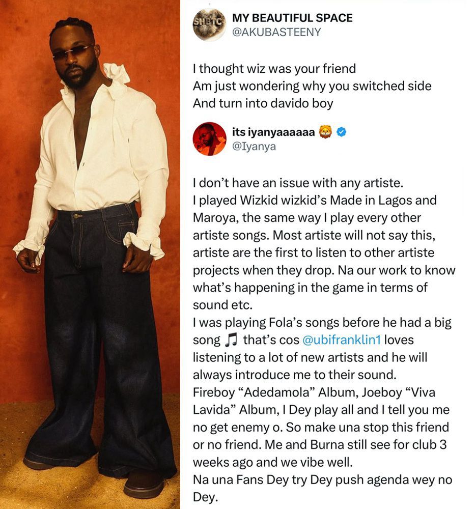 “I Don’t Have an Issue with Any Artiste” – Iyanya Responds to Accusations of Switching Sides Between Wizkid and Davido