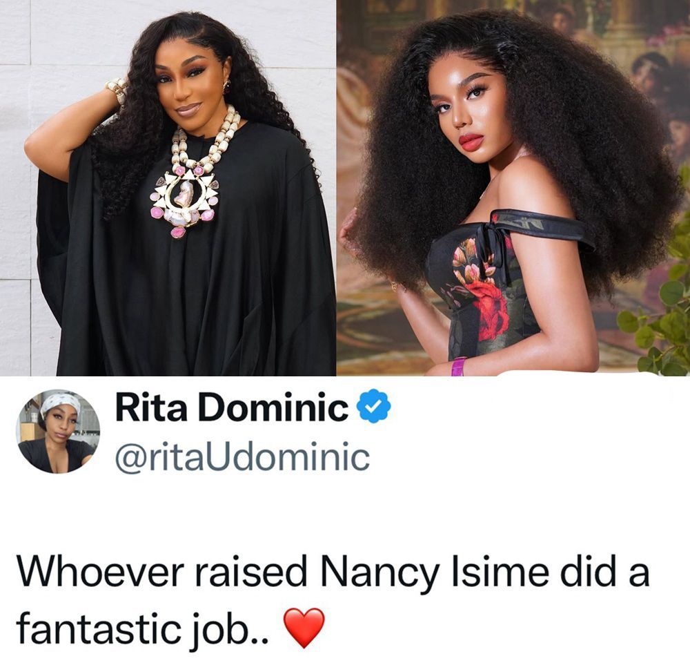 Rita Dominic Applauds Nancy Isime’s Upbringing: 'Whoever Raised Her Did a Fantastic Job'