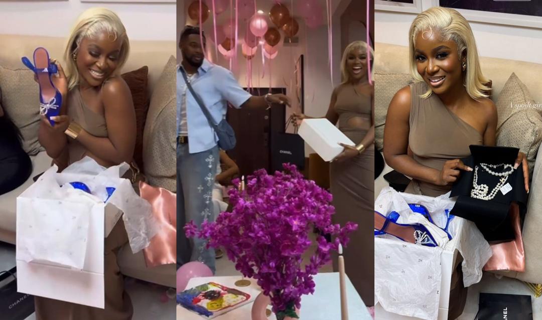 Lavish Love: BBNaija’s Bella Okagbue Showered With Designer Gifts by Sheggz on Her Birthday